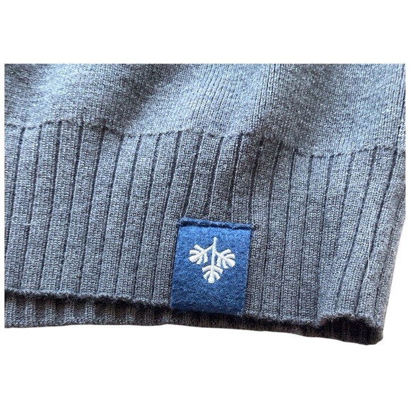 Meister Ski Sweater Vintage Deer Valley Sweater XL Wool Quarter Zip Lodgewear - Picture 7 of 9